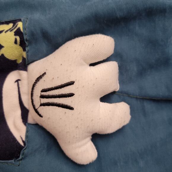 Mickey Winter Coat Toddler 3T Blue Hood Puffy Hands Pockets Lined Warm Outdoors - Picture 3 of 16